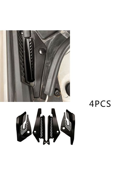 LINGLUYANG 18-25 Xc60 4pcs Rain Gutter Covers For Volvo Xc60 2018-2025 Anti-leaf Debris Blocking Wiper Drain Sl