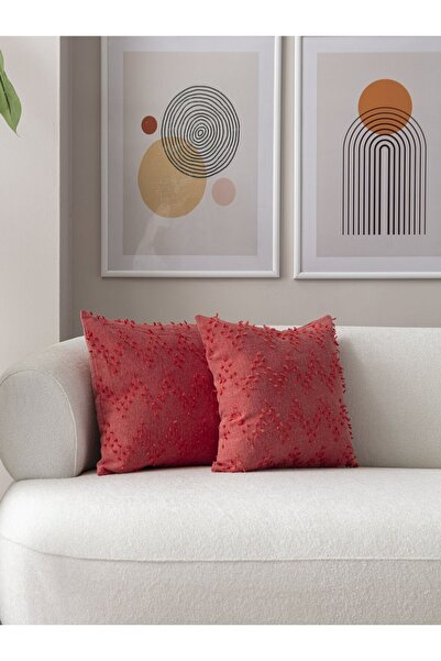 dekomall home & living Bohemian Punch Tkano - Zigzag Sa deznom Navlaka za jas...