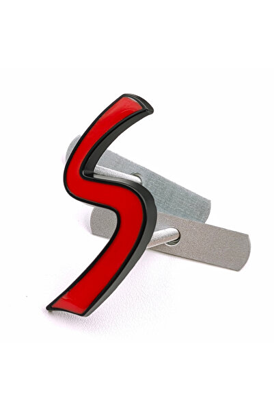 Choice ملصق سيارة بشعار شبكة كوبر إس المعدنية ثلاثية الأبعاد باللون الأسود والفضي