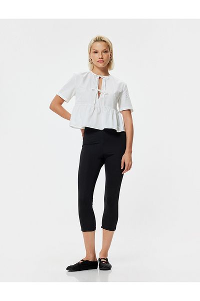 Koton Capri Skinny-Hose – Standard-Taille