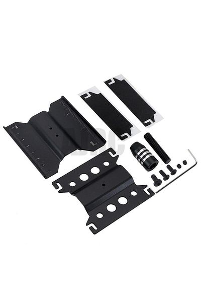 AJRC black Rc Car Repair Stand Workstation Rc Work Stand For Axial Scx24 Fcx24 Traxxas Trx4m 1/16 1/18 1/
