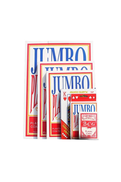 choice2 9 مرات (28 × 20 سم) تصميم إبداعي لبطاقات لعب جامبو كبيرة الحجم، ألعاب...