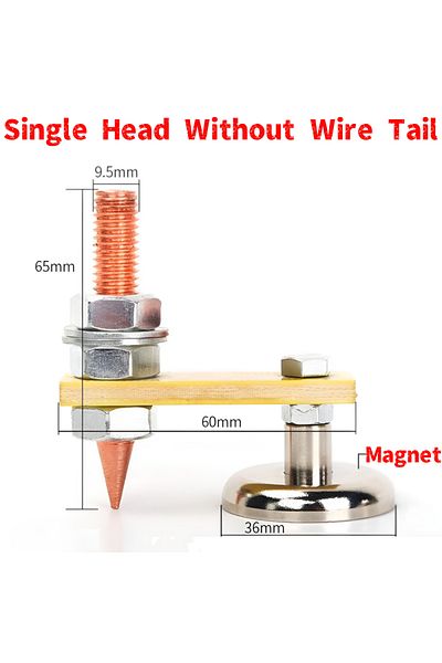 Choice Single Head Style 2 Metalworking Magnet Head Magnetic Ground Clamp Metal Plate Welding Support Tool