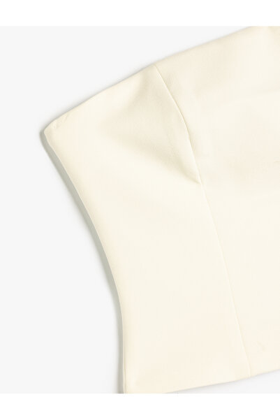Koton Strapless Crop Bustier