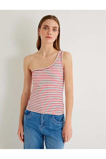 Koton Single Shoulder Cotton Slim Fit Top