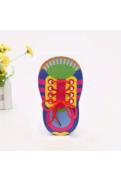 Choice style B Shoelace Threading Teaching Toys Learn to Tie Shoelaces Toy Ki...