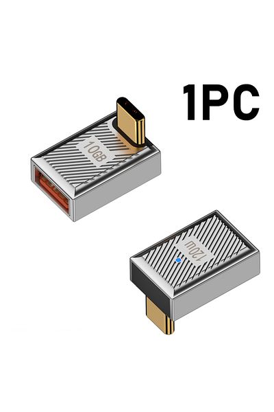 Choice محول Ad224 120 واط USB Type C Otg لنقل البيانات بسرعة 10 جيجابت في الثانية من النوع C إلى محول شحن USB-C من أجل U