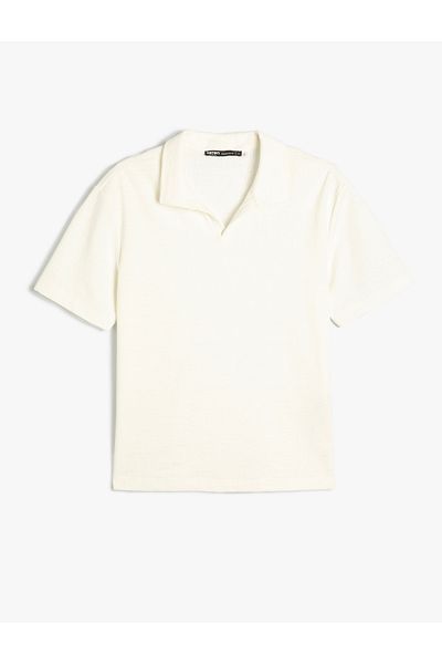 Koton Kurzärmliges Polo-T-Shirt