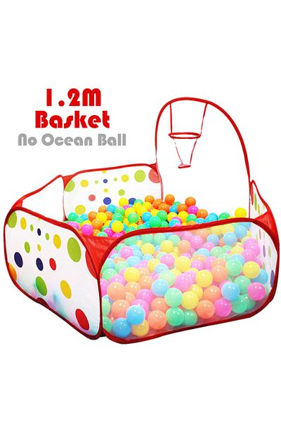 1.5M/1.2M/0.9M Playpen for Children Infant Baby Ball Pool with Basket Playground Tent Ocean Ball ...