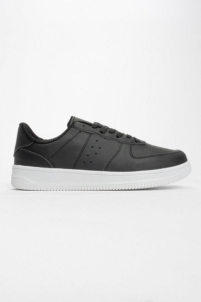 CCWAY AYAKKABI Lace-Up Men's Sports Shoes Black White