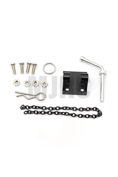 Choice Black Metal Trailer Chain Rescue Hook For 1/10 Rc Crawler Car Trx4 Rc4wd D90 D110 Axial Scx10 90046