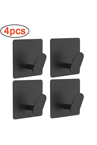 Choice 4/1Pcs Stainless Steel Bathroom Robe & Wall Hanger - Adhesive Towel Ho...