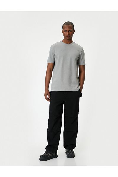Koton Crew Neck Basic T-Shirt - Short Sleeve
