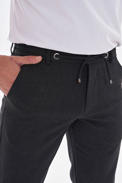 R-Germen Slim Fit Comfortable Fit Thin Lace-Up Jogger Pants
