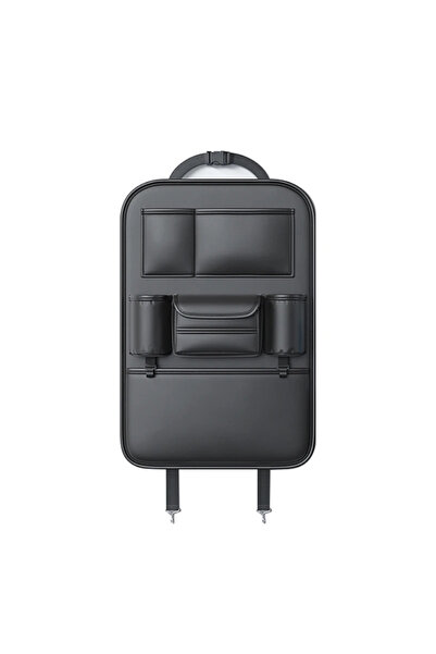 Choice حقيبة تخزين خلفية لمقعد السيارة، قطعة واحدة باللون الأسود، منظم سيارة ...