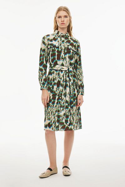 Perspective Carvens Multicolored Long Tunic