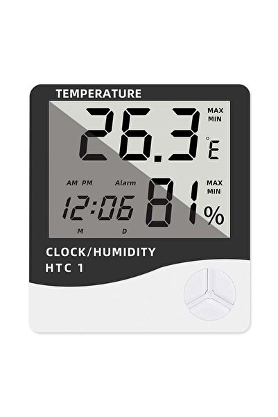 Choice1 HTC-1 LCD Digital Thermometer Hygrometer Indoor Room Electronic Tempe...