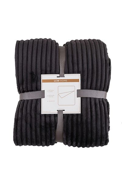 LC Waikiki Anthracite Double Size Blanket - 220X240 cm