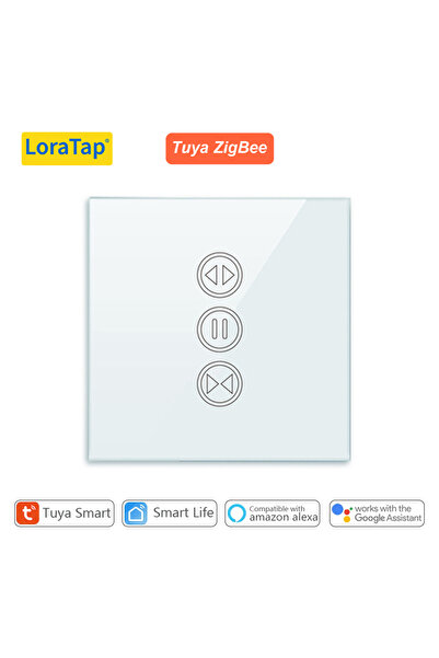 Choice 4 PACK LoraTap Tuya Smart Life ZigBee 3.0 Curtain Blind Switch for Rol...
