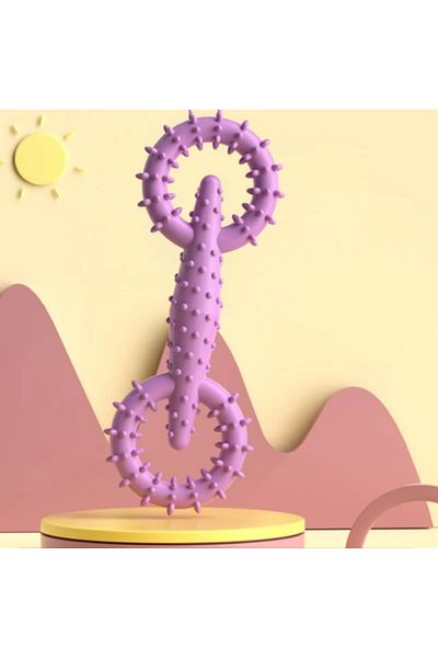 Choice Purple Dog Pull Ring Puppy Chewing Toy Indestructible Pet Pull Ring Toys Interactive Puppy Chew Toy