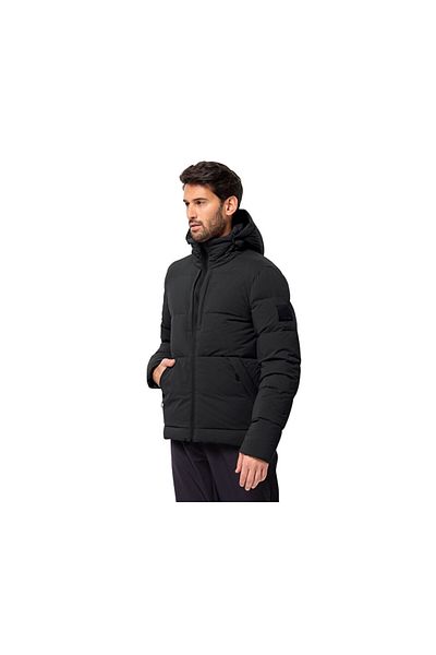 Jack Wolfskin Wandermood down Jkt m Men's Outdoor Coat (700 Filled Jack Feather) 1207311 -6000 Black