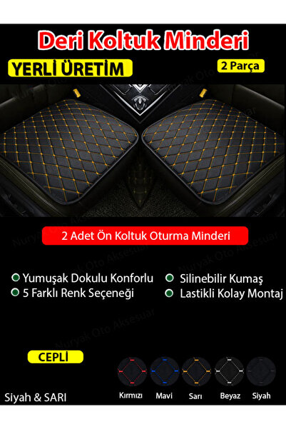 Nuryak Oto Aksesuar Peugeot Partner Tepee 2012 Koža Prednje sedište Min Koža ...