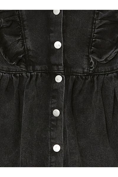 LC Waikiki LCW Basic μακρυμάνικο τζιν φόρεμα για κορίτσια