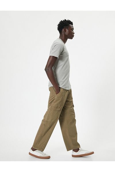 Koton Stretchy Slim Fit Cotton Long Hip Short Sleeve T-Shirt