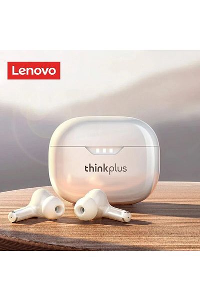 LENOVO LP3 Pro White Original Lenovo LP3 Pro TWS Earphones Wireless Bluetooth 5.2 Earbuds HIFI Sound Noise