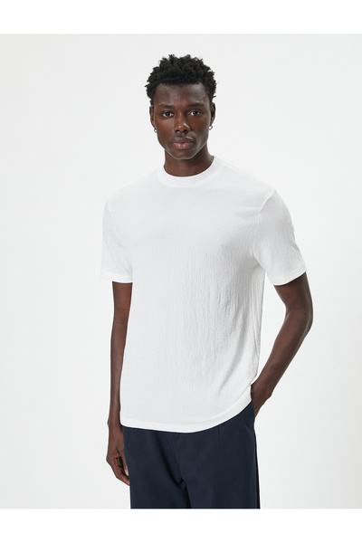 Koton Basic Tişört Bisiklet Yaka Kısa Kollu