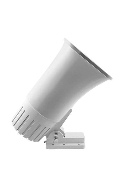 Choice White DC 12V Wire 30 Watt Siren Dual Tone Indoor/Outdoor 120Db Sounder Super Alarm Horn Security Ala