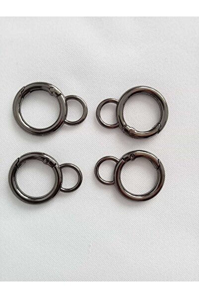 hobi duragı 4 inele negre cu urechi de 2 cm