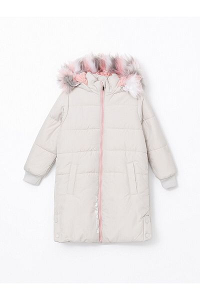 LC Waikiki Палто с качулка Lcwk за момичета