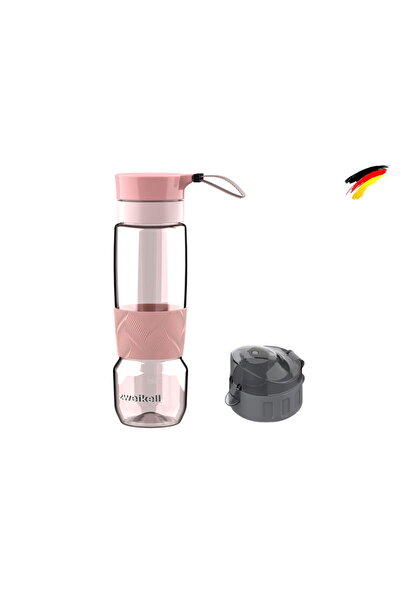 zweikell Fuzzy Detox Switch Tea Rose Bpa Içermez 650 ml Tritan Kırılmaz Suluk - Su Matarası -Yedek K