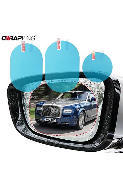 Choice Car Rainproof Anti Fog Sticker Car Rainproof Film Clear Window Waterproof Film for Car Motorcycle...