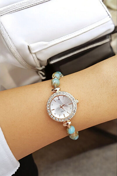 DARK BLANC Elevator Wristband Cord Stone Wrist Watch