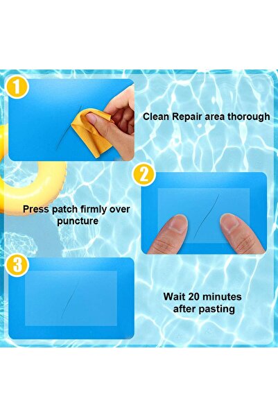 Choice 10 قطع من ملصقات إصلاح بطانة حمام السباحة المقاومة للماء ذاتية اللصق