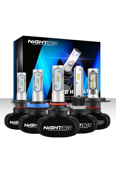 Choice Nighteye Led H4 H7 H8 H9 H11 8000LM 50W 6500K Car LED Headlights White Fog Lamps 9005 HB3 9006 HB...