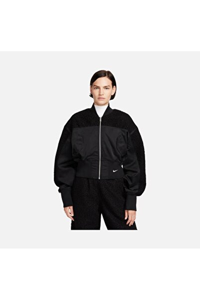 Nike Sportswear Collection Sherpa Mbrshp Bomber Full-Zip Kadın Ceket