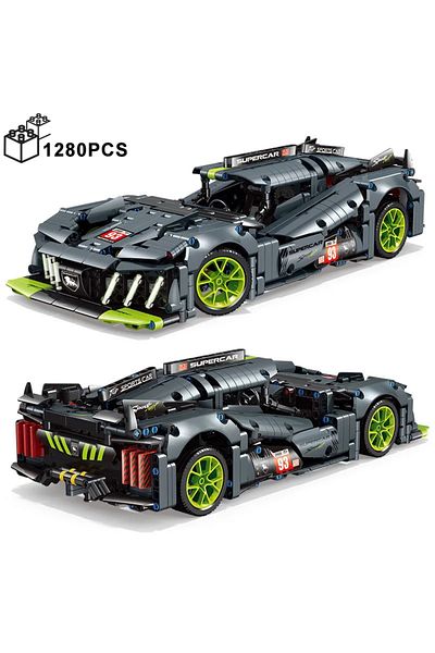 GSF 1280PCS Technical 1:14 Peugeoted 9×8 Speed Car Building Blocks 42156 Racing Vehicle Assemble Bric...