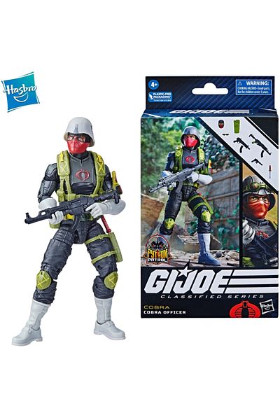 Choice 097 Cobra Officer G.i. Joe Gi Joe Classified Series 6" 097 Python Patrol Cobra Officer Action Figure