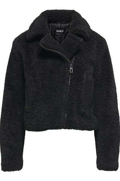 ONLY Onlverona Black Teddy Jacket - Otw 15325941