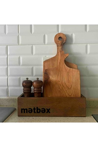 t tun's woods Beech Wooden Meteorite Decorative Organizer - 30X13Cm Width, 8cm Height