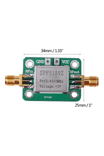 TTAKA7 SPF5189 with Shielding Shell RF Signal Receiver Low Noise Wideband Radio Frequency LAN 50-4000MHz...