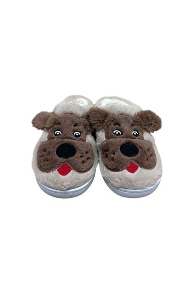 ALTUN TİCARET Dog Patterned Women's House Slippers