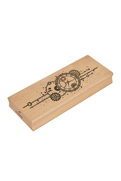 Onwize "سكرابوكينغ ""Steamworld"" ختم خشبي خشبي 60x150x20 ملم"