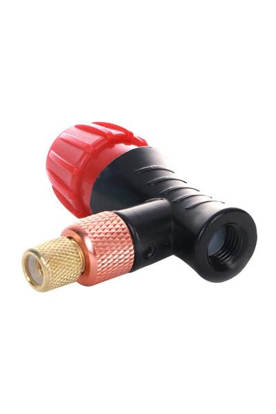 Choice مضخة هواء محمولة من بيرفكلان لدراجة CO2 مزودة برأس خرطوشة من بريستا وشريدر لدراجات الوصول...