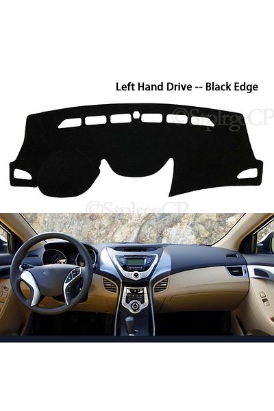 Choice لوحة القيادة المضادة للانزلاق من MD Ud Avante - باللون الأسود لسيارة Hyundai Elantra 2011 2012 2013 2014 2015