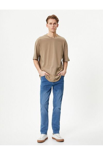 Koton Slim Fit džínové kalhoty - Brad Jean