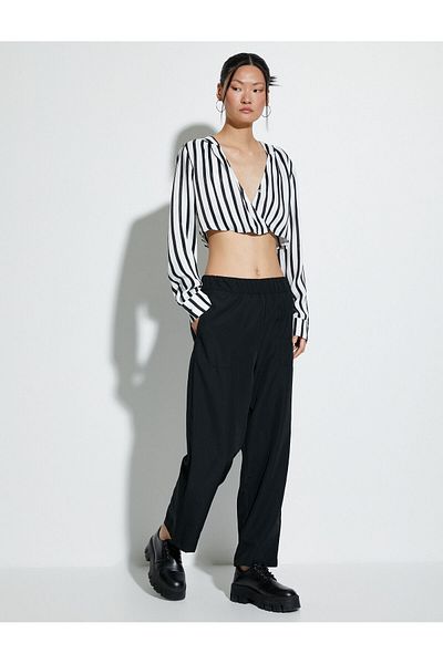 Koton Fallschirmhose mit elastischem Taillentaschendetail